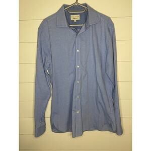 Ted Baker Endurance Dress Shirt, 16 34/35 Fits Like LARGE Regular Fit, Flip Cuff